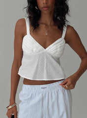 Prevost Cami Top White