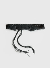 Yeva Tassel Belt Black