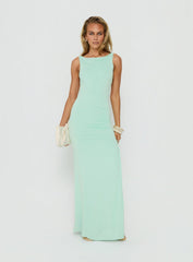Kaidee Ruched Maxi Dress Jelly Mint