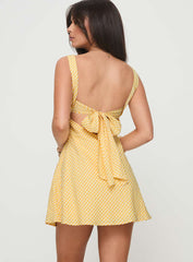 Mcbeath Mini Dress Yellow